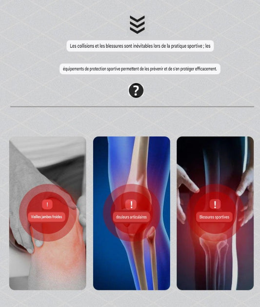 Genouillère de Compression 3D + Une crème anti-douleur offerte gratuitement🔥😱