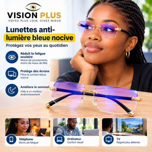 👓Lunettes de vision : Anti-Lumière Bleue – Vision de Près et de Loin [ Paiement à la livraison]