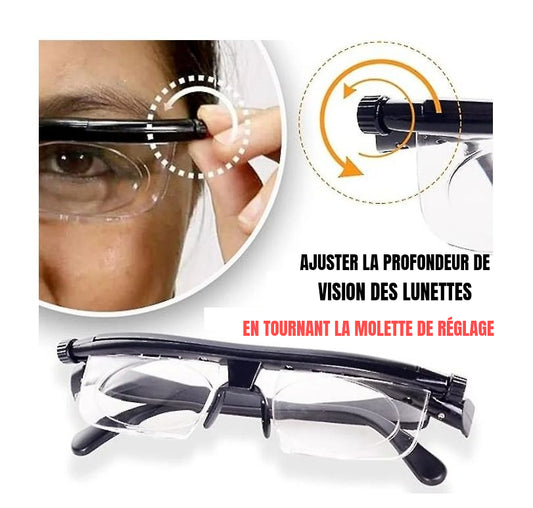 FINI LES LUNETTES MULTIPLES ! VOYEZ NET DE PRÈS ET DE LOIN AVEC UNE SEULE PAIRE