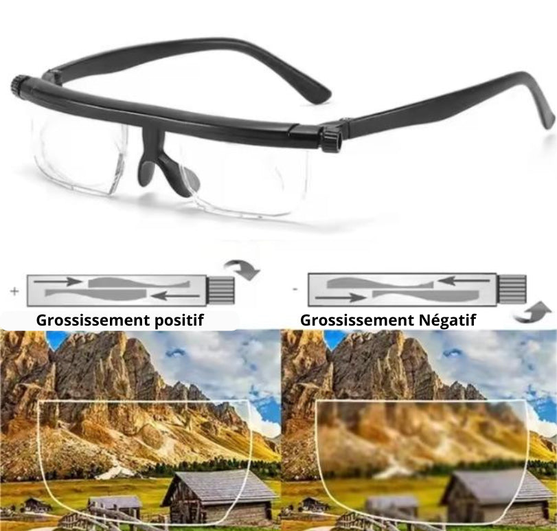 FINI LES LUNETTES MULTIPLES ! VOYEZ NET DE PRÈS ET DE LOIN AVEC UNE SEULE PAIRE