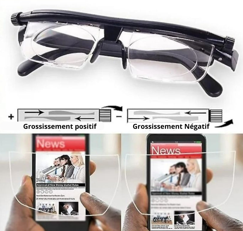 FINI LES LUNETTES MULTIPLES ! VOYEZ NET DE PRÈS ET DE LOIN AVEC UNE SEULE PAIRE