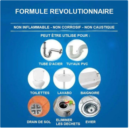 L'ULTRA PUISSANTE POUDRE DE DÉBOUCHAGE 🔥