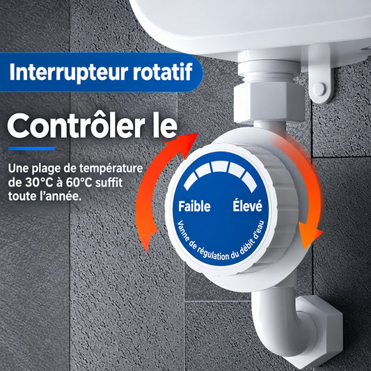 Profitez d'une Douche Chaude à Tout Moment ! Chauffe eau électrique 3500W